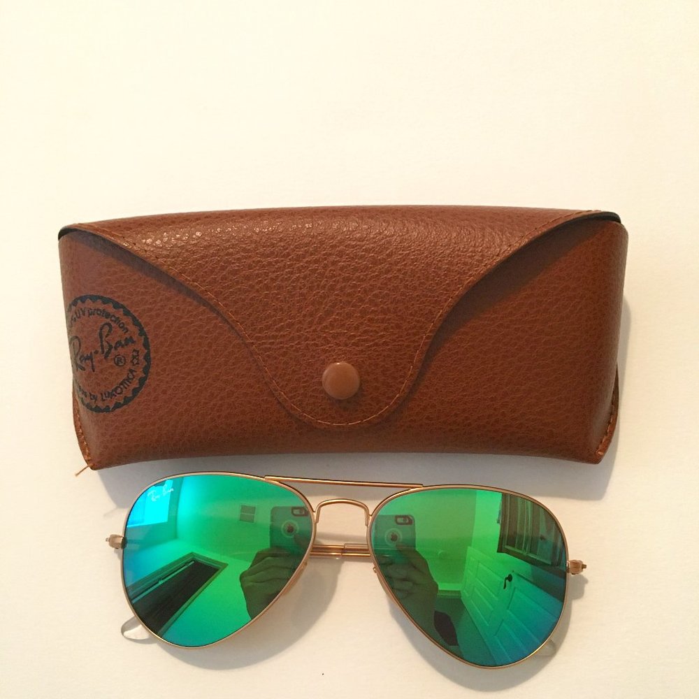 COPY - Rayban Aviator Sunglasses | Gold Frame